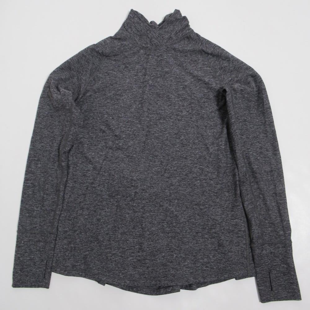 Lululemon Women's Warm Your Core Long Sleeve Tee Heathered Black Size 8 Rulu